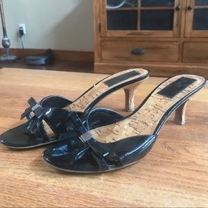 Classic Black Sandal with Heel